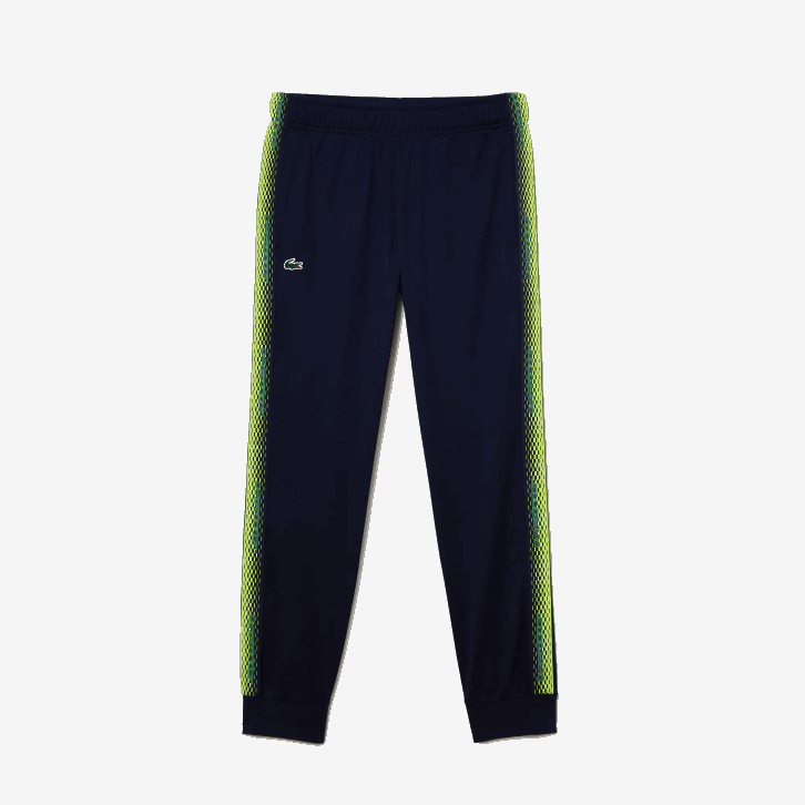 homens Lacoste azul marinho 166 calças de tênis resistentes à abrasão 08D0305