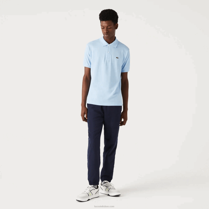 homens Lacoste azul marinho 166 calças de treino repelentes de água de ajuste regular 08D0332