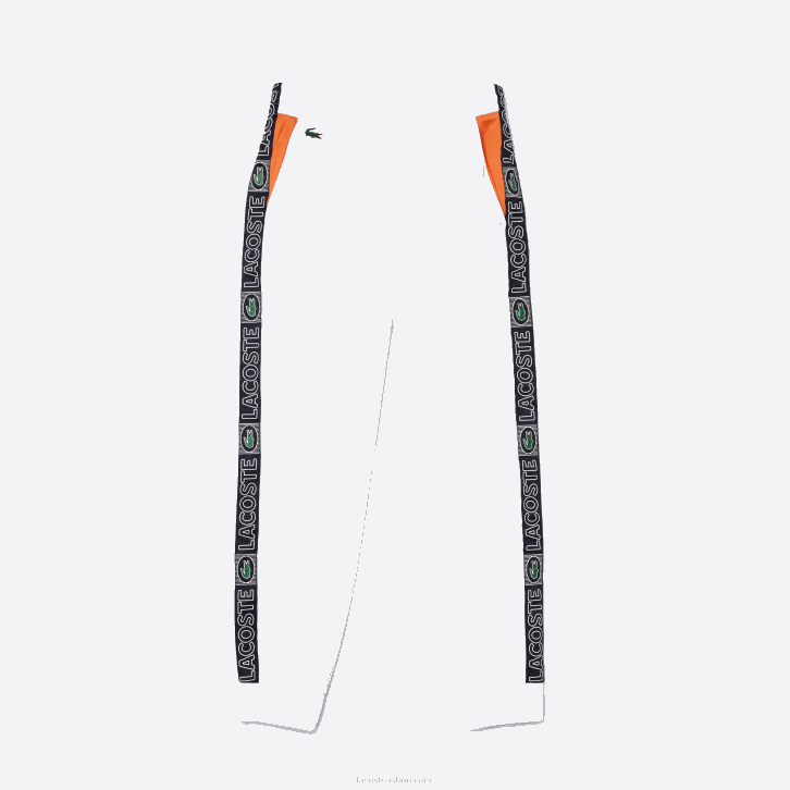 homens Lacoste branco laranja azul marinho asr calças de treino de bandas de marca esportiva 08D01120