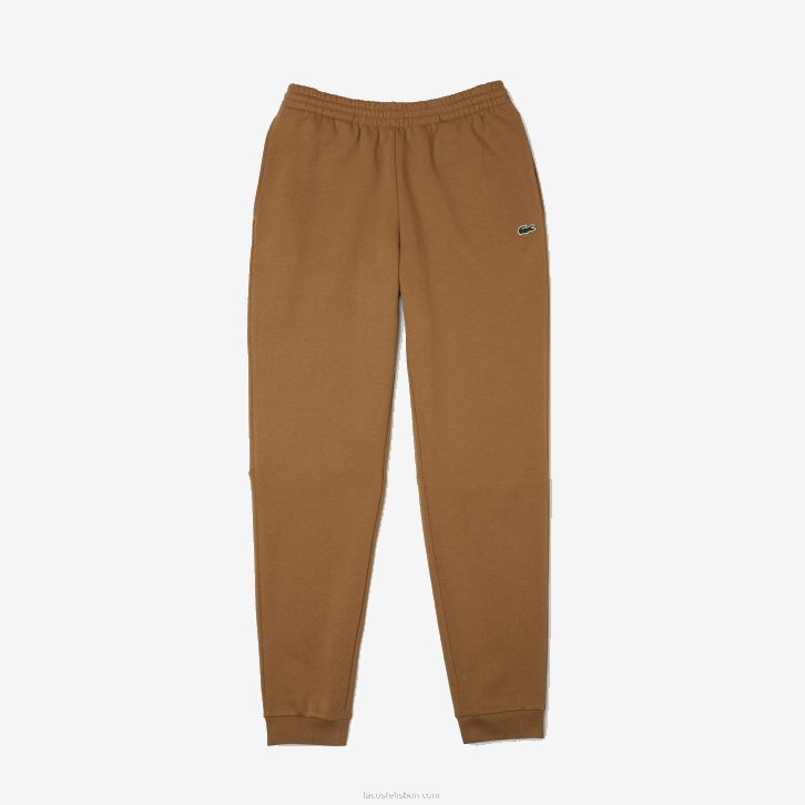 homens Lacoste marrom z0w calça de moletom de ajuste cônico 08D01025