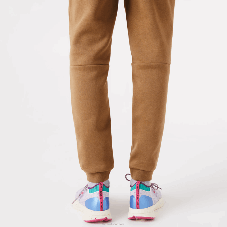 homens Lacoste marrom z0w calça de moletom de ajuste cônico 08D01025