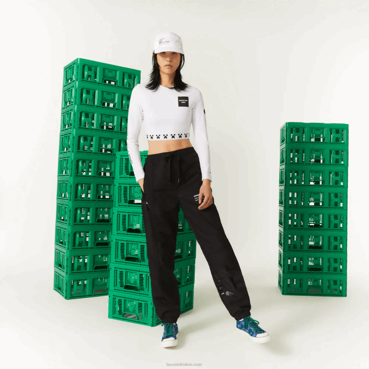 homens Lacoste preto 031 calça esportiva de náilon live x minecraft 08D01175