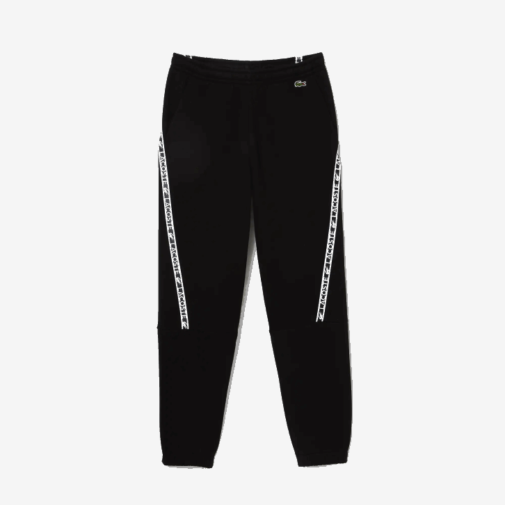 homens Lacoste preto 031 calças de bandas impressas 08D01459