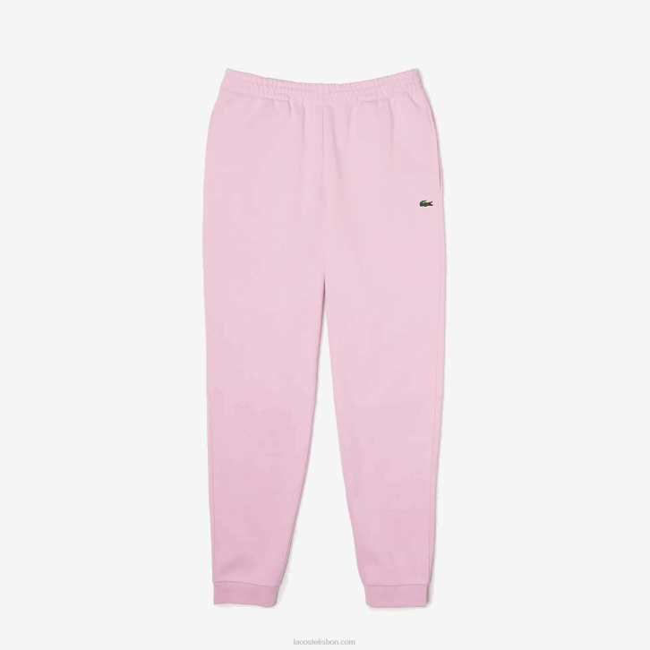 homens Lacoste rosa z4h calça de moletom de ajuste cônico 08D01014