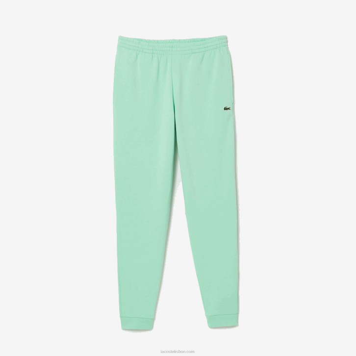 homens Lacoste verde claro 0vz calça de moletom de ajuste cônico 08D01125