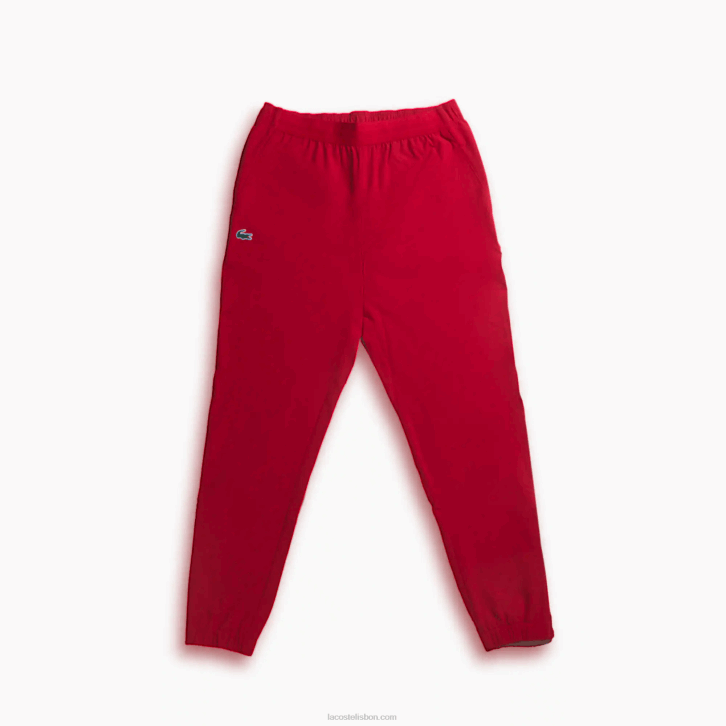 homens Lacoste vermelho 240 calça esporte x novak djokovic 08D01032
