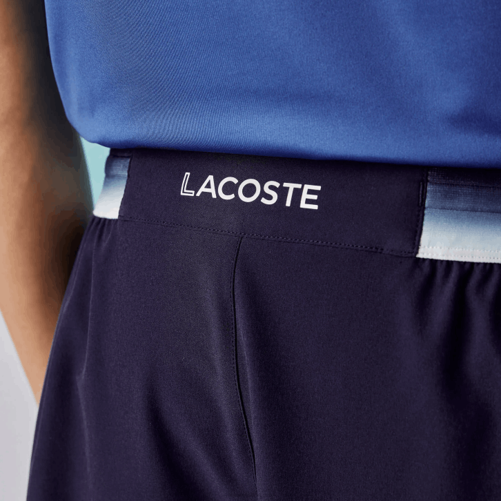 homens Lacoste azul 78x shorts esportivos x novak djokovic light stretch 08D01532