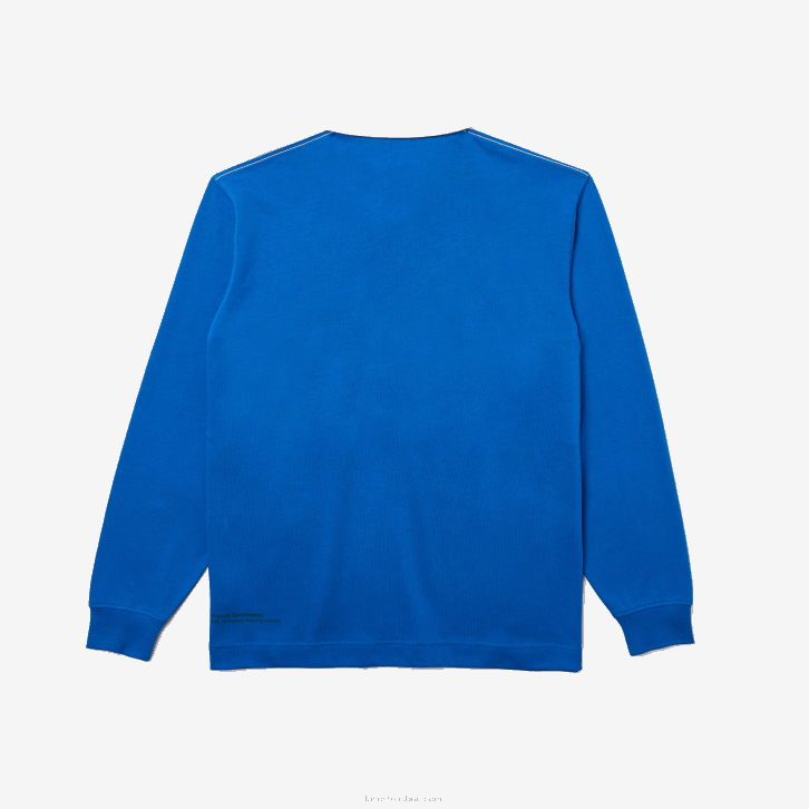 homens Lacoste azul k1q polo de rugby solto de marca 08D01688