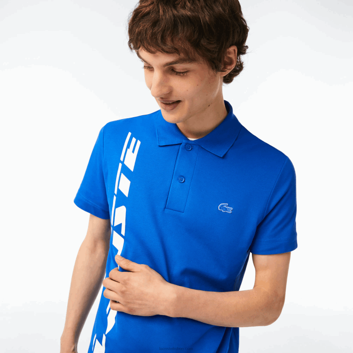 homens Lacoste azul k1q polo piquet regular fit da marca 08D0625