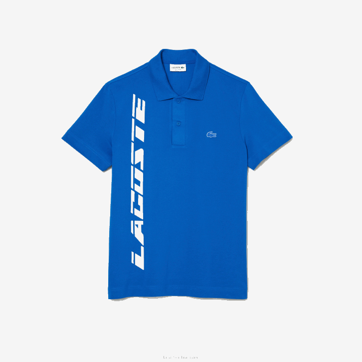 homens Lacoste azul k1q polo piquet regular fit da marca 08D0625