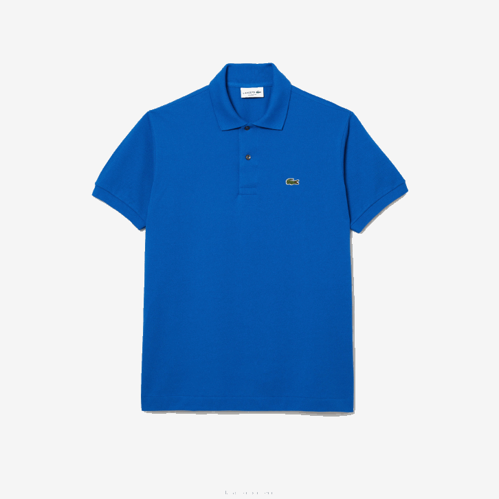 homens Lacoste azul kxb polo l.12.12 original 08D0191