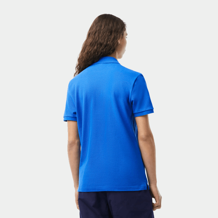 homens Lacoste azul kxb polo slim fit L.12.12 original 08D0242