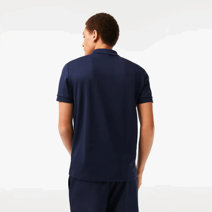 homens Lacoste azul marinho 166 polo de algodão pima de ajuste regular 08D0791