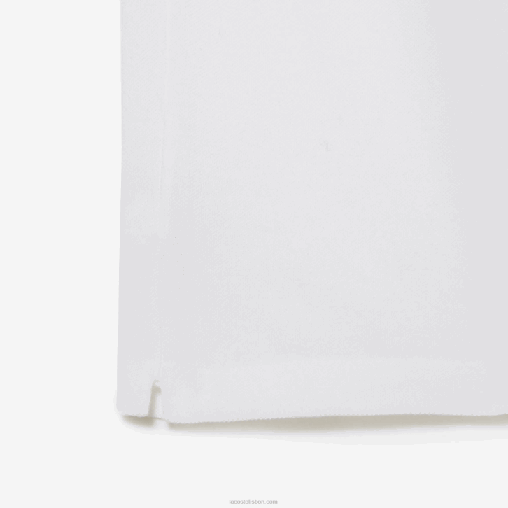 homens Lacoste branco 001 polo l.12.12 original 08D0606