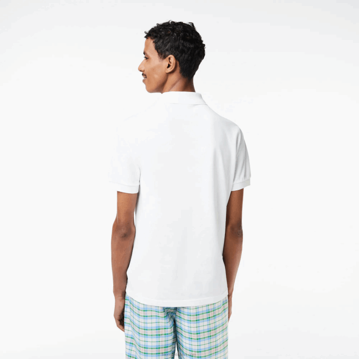homens Lacoste branco 001 polo mini piquê de algodão 08D0101