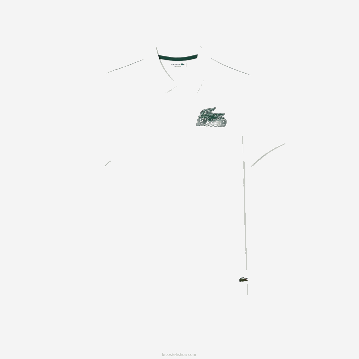 homens Lacoste branco 001 polo mini piquê de algodão 08D0101