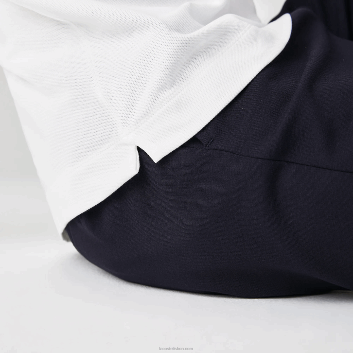 homens Lacoste branco 001 polo smart paris em piquê de algodão elástico 08D080