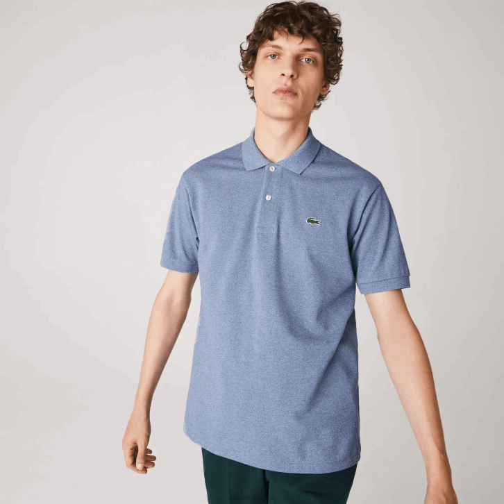 homens Lacoste chinelo azul 1gf polo mesclado original l.12.12 08D0128