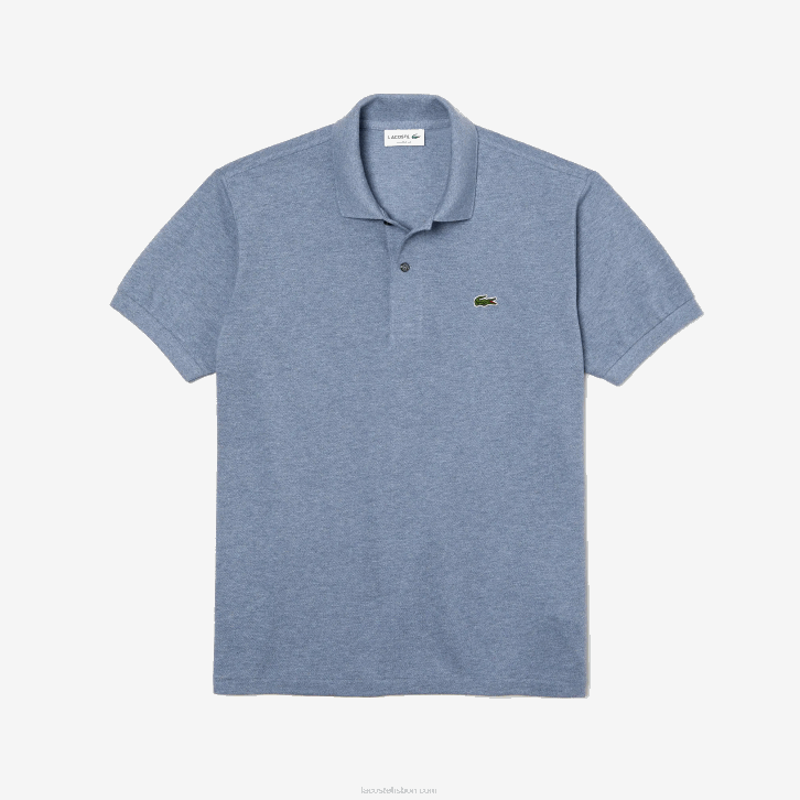 homens Lacoste chinelo azul 1gf polo mesclado original l.12.12 08D0128