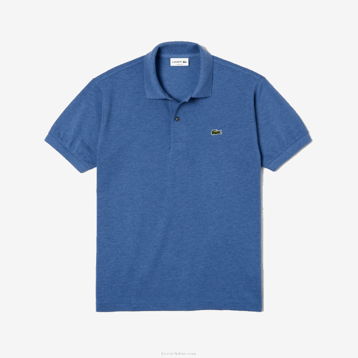 homens Lacoste chinelo azul 5ch polo mesclado original l.12.12 08D0865