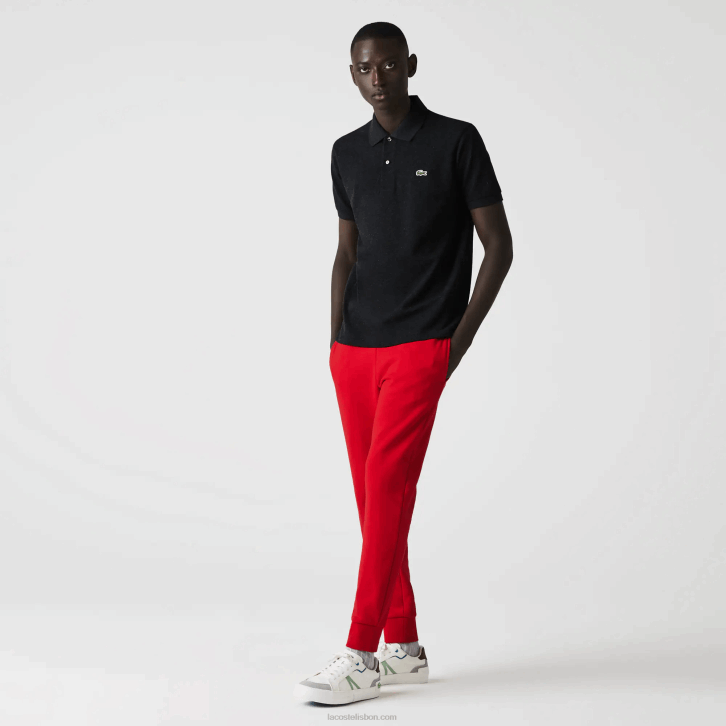 homens Lacoste cinza el6 polo mesclado original l.12.12 08D0129
