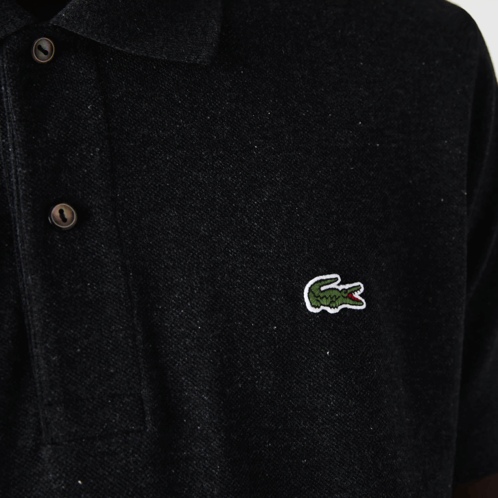 homens Lacoste cinza el6 polo mesclado original l.12.12 08D0129