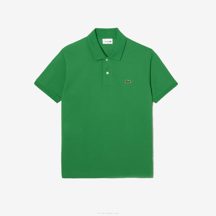 homens Lacoste l94 verde polo l.12.12 original 08D0156