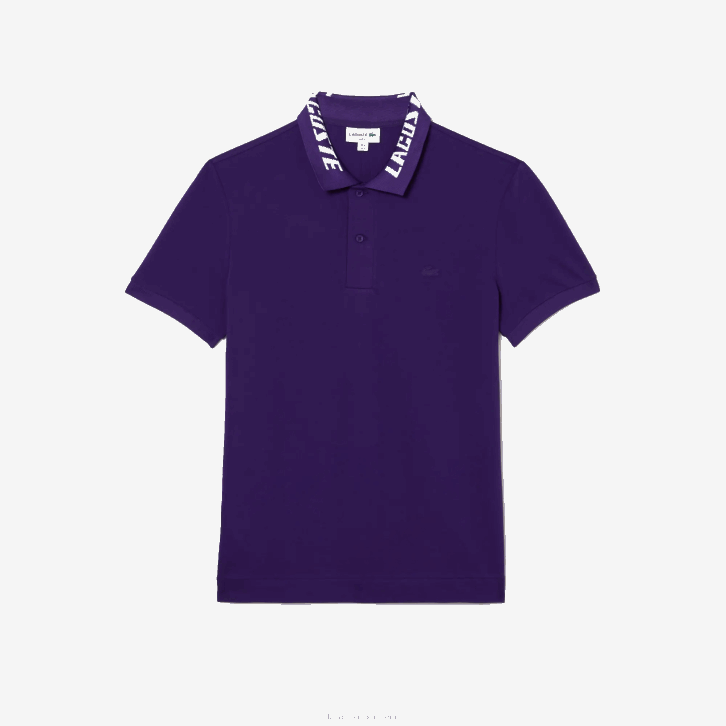 homens Lacoste pfn roxo polo piquet stretch slim fit da marca 08D0776