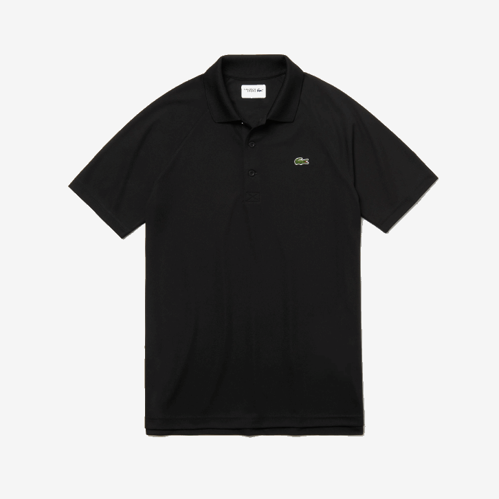 homens Lacoste preto 031 pólo esportivo respirável anti-uv piquê 08D0886