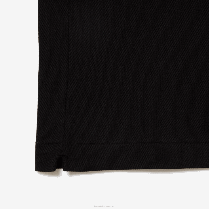 homens Lacoste preto 031 polo l.12.12 original 08D059