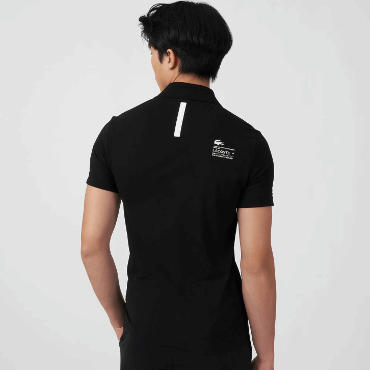 homens Lacoste preto 031 polo piquet regular fit da marca 08D0626