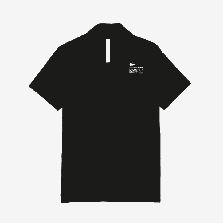 homens Lacoste preto 031 polo piquet regular fit da marca 08D0626