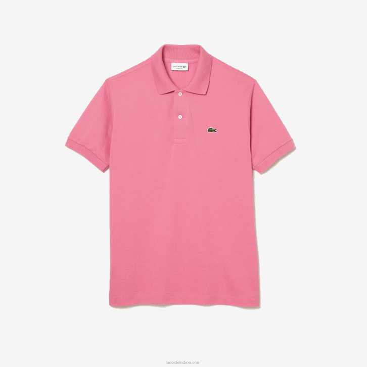 homens Lacoste rosa 2r3 polo l.12.12 original 08D0211