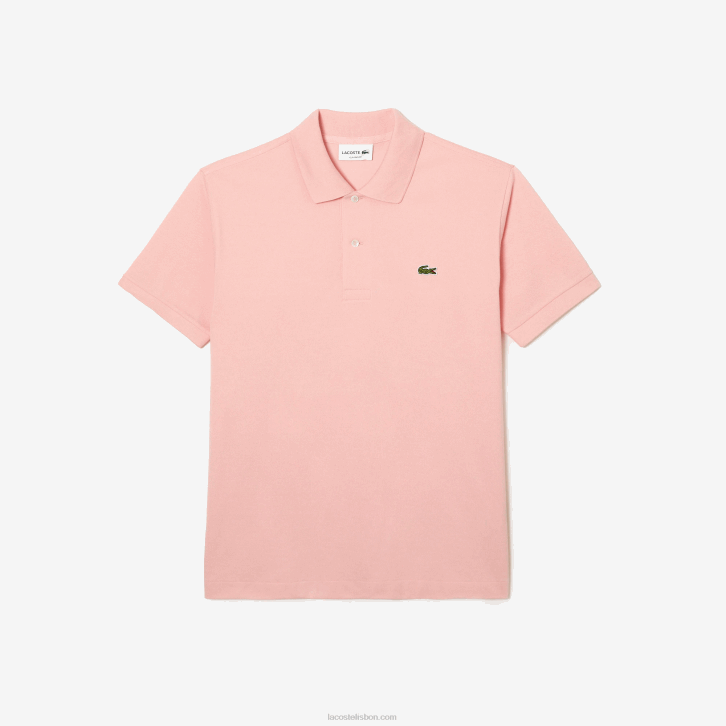 homens Lacoste rosa kf9 polo l.12.12 original 08D0195