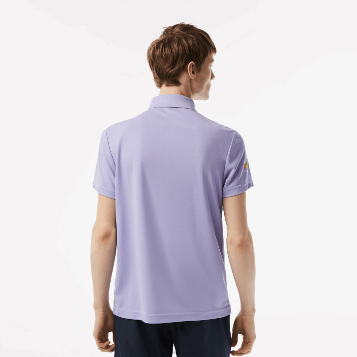 homens Lacoste roxo 3k0 sport miami open edition piquê polo 08D0207