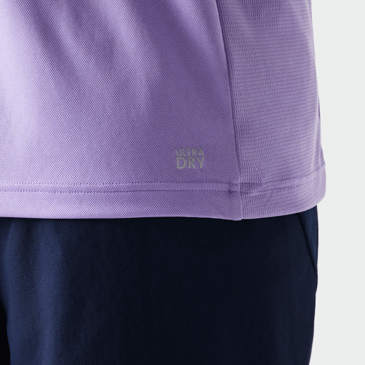 homens Lacoste roxo azul marinho 6gp polo de tênis esportivo ultra-dry termorregulador 08D0869