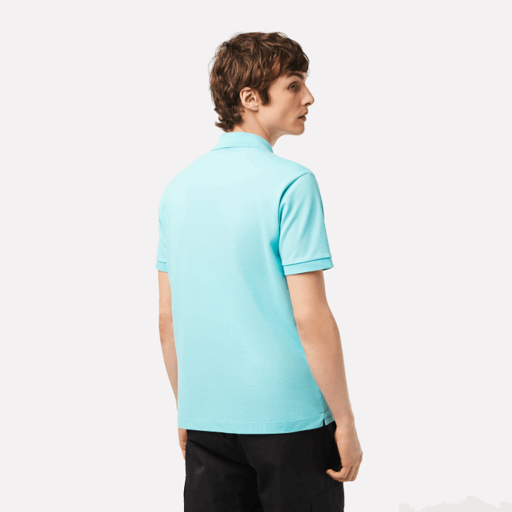 homens Lacoste turquesa bvg polo l.12.12 original 08D0155