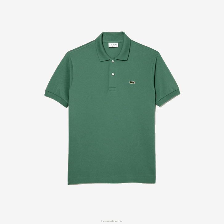 homens Lacoste verde caqui kx5 polo l.12.12 original 08D058