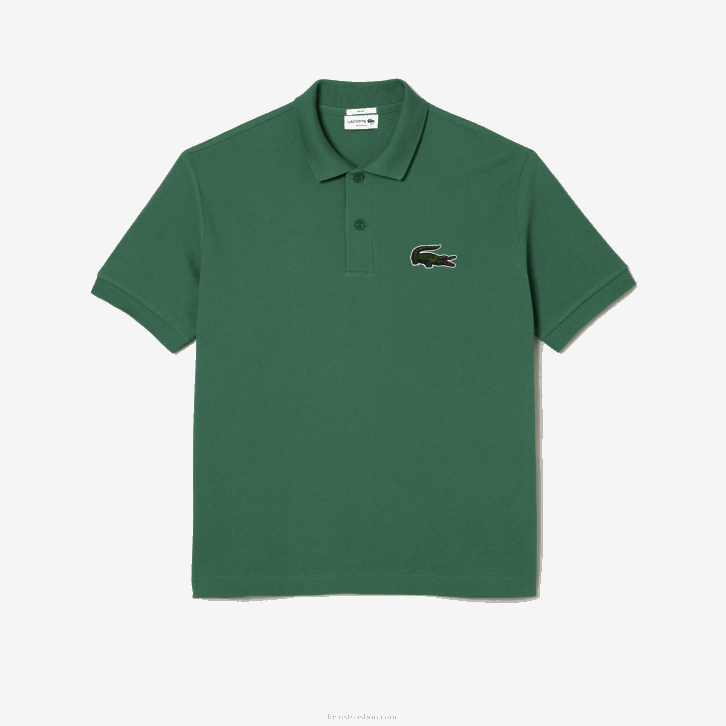 homens Lacoste verde caqui kx5 polo original l.12.12 folgado 08D0229