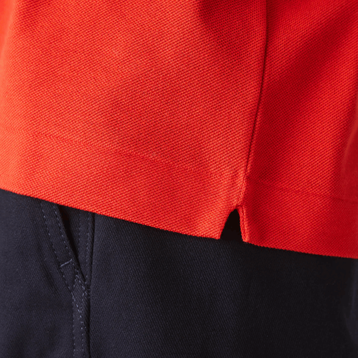 homens Lacoste vermelho f8m polo l.12.12 original 08D0905