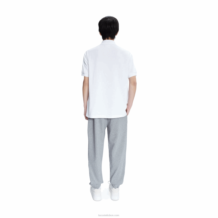 homensbranco 001 lacoste x a.p.c. polo petit piquet de algodão folgado 08D0927