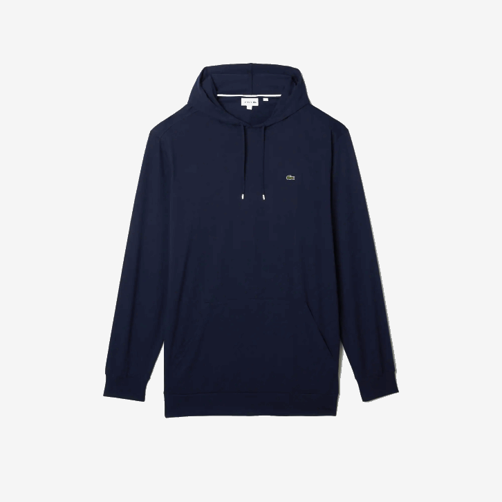homens Lacoste azul marinho 166 camiseta com capuz xl 08D0781