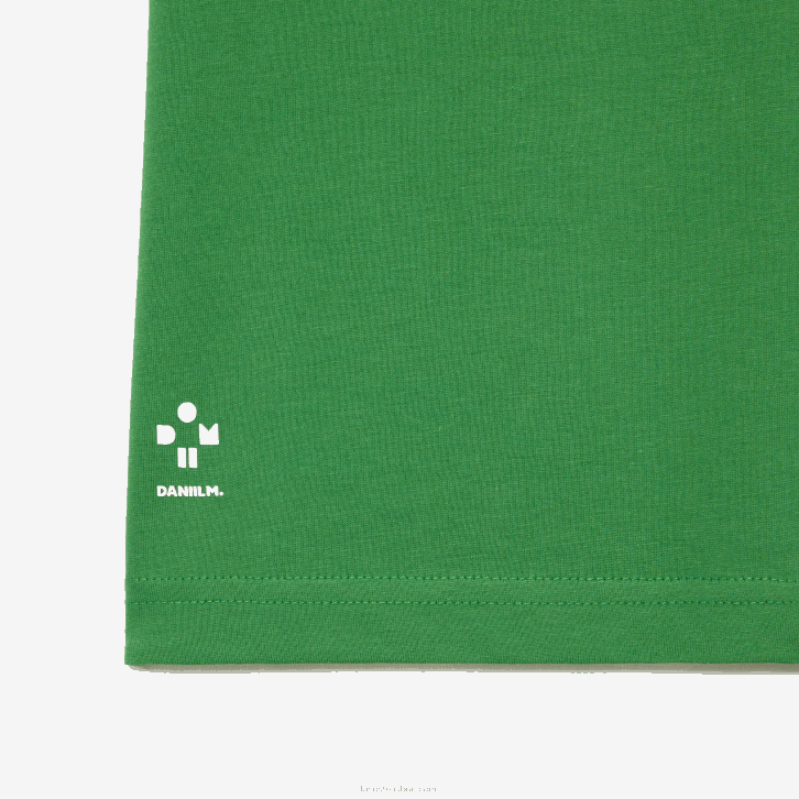 homens Lacoste azul verde branco amarelo buc camiseta tênis x daniil medvedev 08D025