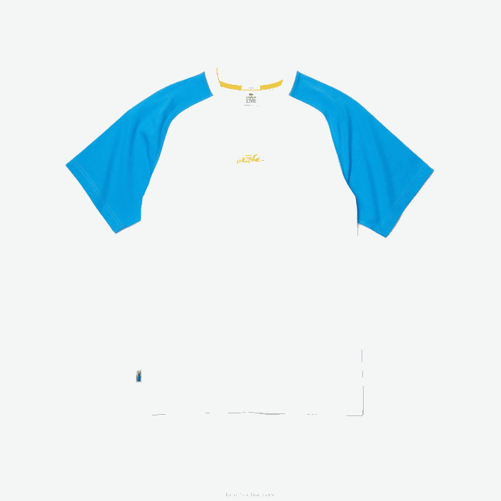 homens Lacoste branco azul amarelo d1q camiseta algodão vivo 08D0941