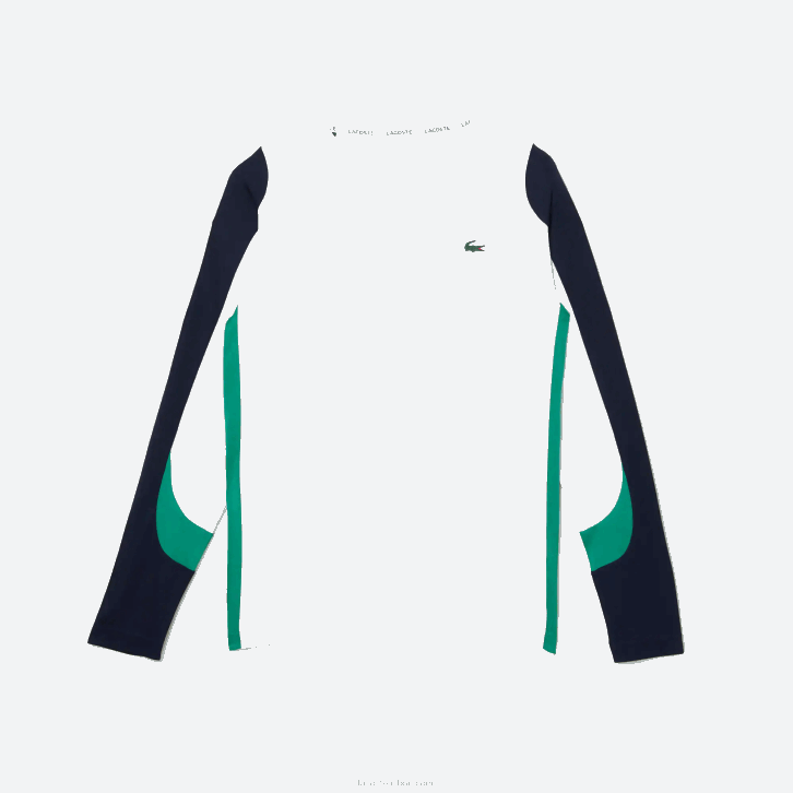 homens Lacoste branco verde azul marinho yh9 camiseta esporte tênis 08D0755