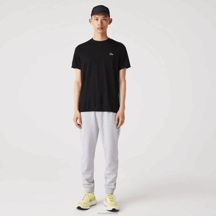 homens Lacoste preto 031 camiseta esportiva respirável piquê 08D0672