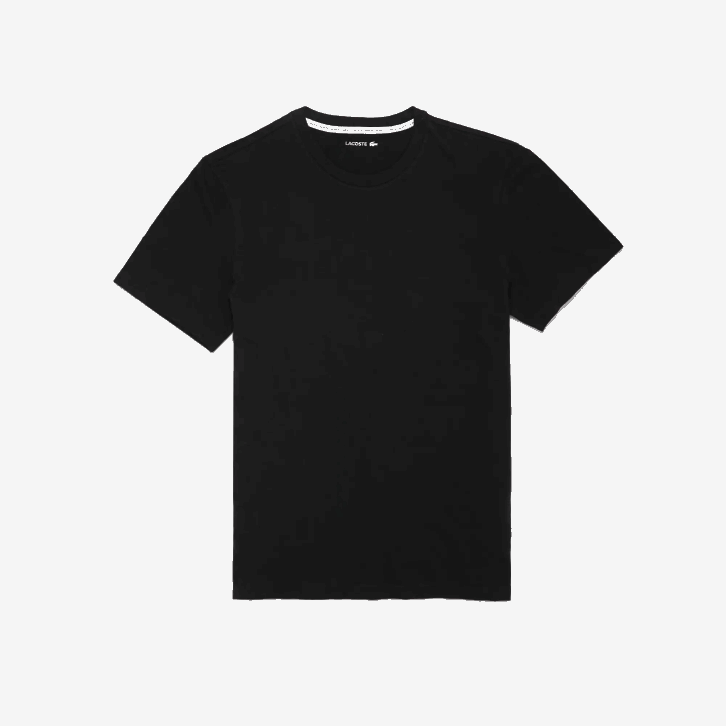 homens Lacoste preto 031 camiseta social manga curta 08D01383