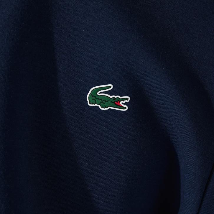 homens Lacoste azul marinho 423 moletom com painéis de malha esportiva 08D01064