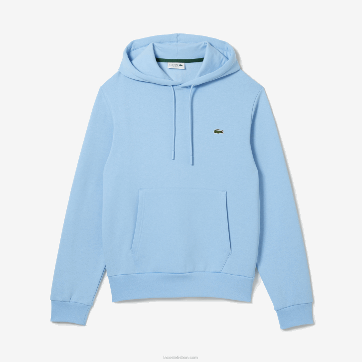 homens Lacoste hbp azul moletom com capuz de algodão orgânico 08D0267