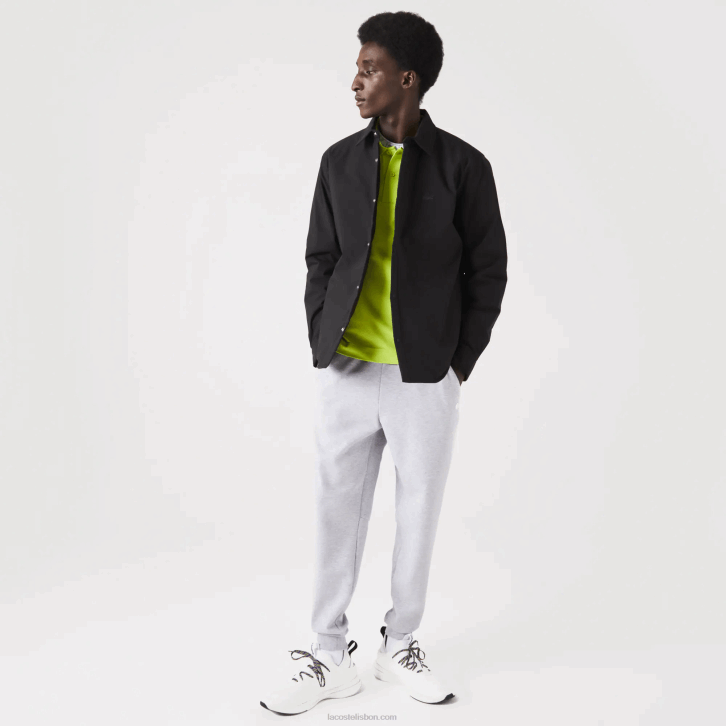 homens Lacoste preto 031 camisola resistente à água 08D01569